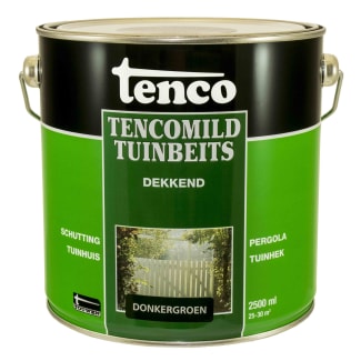 Product afbeelding voor Tencomild Tuinbeits Dekkend 2.5L Donkergroen