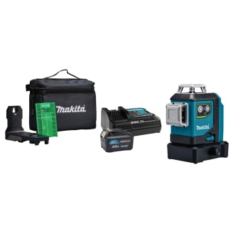 Product afbeelding voor Makita Accu Multilijn Laser SK700GDX 12V Max 1x4,0Ah Groen 3x360 Graden Met Tas In Doos