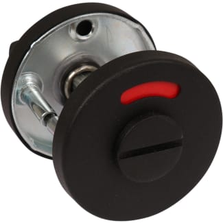 Product afbeelding voor Oxloc WC-rozet Rond 8mm RVS Met Onderrozet Staal Zwart
