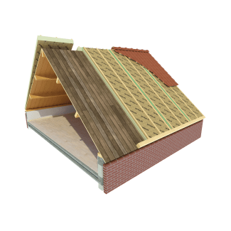 Product afbeelding voor Unilin Roof Reno 107/122mm 120,5cm Rc=5,0