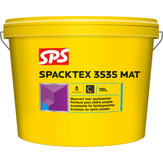 Product afbeelding voor SPS Spacktex 3535 Mat Binnen 10L Basis P Wit