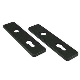 Product afbeelding voor AMI Kortschild 185/44 Recht Met Kruk-/Profielcilindergat 185x44mm PC72 Aluminium Zwart
