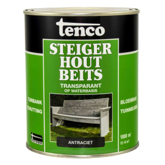 Product afbeelding voor Tenco Steigerhoutbeits 1L Antraciet