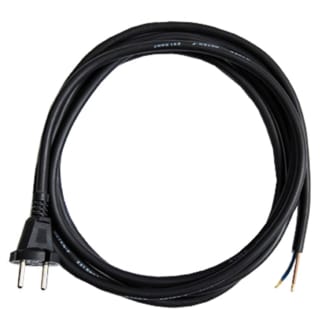 Product afbeelding voor Vetec Aansluitsnoer 2x1,5mm² Kabellengte 10m H07RN-F Met Stekker Zwart