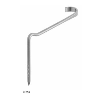 Product afbeelding voor Nedsale Panhaak 75/48 RVS 500st