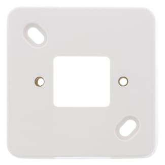 Product afbeelding voor Attema P25 Montageplaat Opbouw Enkel Polarwit