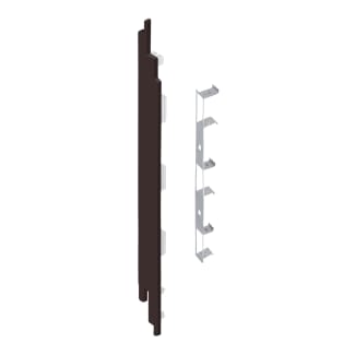 Product afbeelding voor Keralit Eindkap En Connector Links 2819 Donkerbruin Classic Nerf 5st