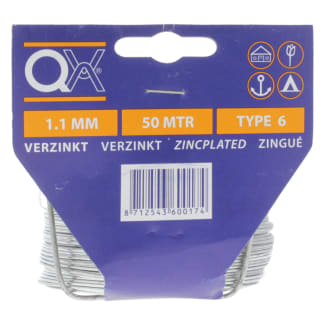 Product afbeelding voor Staaldraad 1.1mm 50m Verzinkt