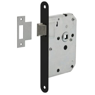 Product afbeelding voor Intersteel Loopslot Doornmaat 50mm Voorplaat Afgerond Zwart Met Sluitplaat
