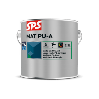 Product afbeelding voor SPS Mat PU-A Acryllak Binnen 2,5L Basis P