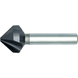 Product afbeelding voor Phantom Verzinkboor HSS-E Vari 10,4mm DIN335-C HP2 90gr 3 Snijkanten In Quadrobox