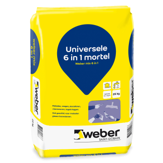 Product afbeelding voor Weber Mix 6-in-1 Mortel 25kg