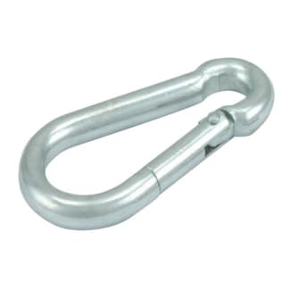 Product afbeelding voor Karabijnhaak verzinkt 80x8 mm