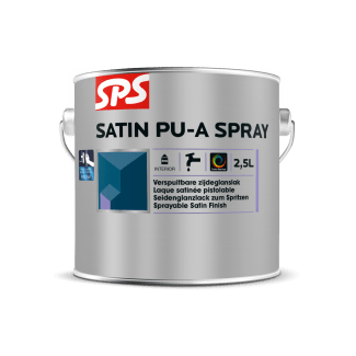 Product afbeelding voor SPS Satin PU-A Spray Zijdeglans Binnen 2,5L Basis P