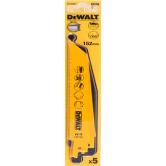 Product afbeelding voor DeWALT Reciprozaagblad DT2361QZ 152mm Voor Metaal 3-8mm 5st
