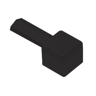 Product afbeelding voor Schlüter QUADEC-PQ Buitenhoek 90 Graden 8mm PVC Grafietzwart E/PQ80GS