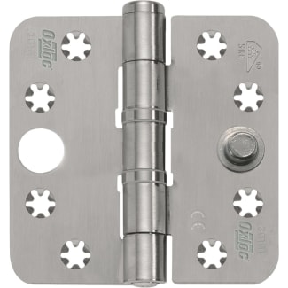 Product afbeelding voor Oxloc Veiligheidsschijflagerscharnier Ronde Hoeken 89x89mm SKG3 RVS A2 1st