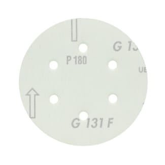 Product afbeelding voor Clipper Schuurschijf G131F K180 150mm Met Klittenband Alox 10st