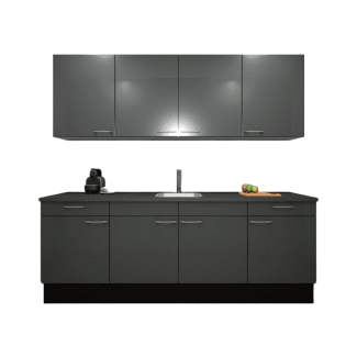 Product afbeelding voor Procasa Keuken 240cm Compleet Dark Grey
