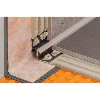 Product afbeelding voor Schlüter DILEX-EK Hoekbewegingsprofiel 11x10mm 250cm PVC/CPE Zuiver Wit EKU11/O10BW