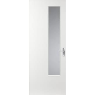 Product afbeelding voor Svedex Superlakdeur 6.0 93x231,5cm Opdek Links Massief Gemonteerd Glas Inclusief Slot