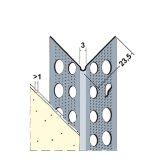 Product afbeelding voor Slimgrip Hoekbeschermer SG9078 300cm 1mm Alu