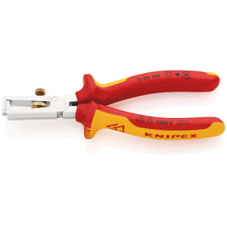 Product afbeelding voor Knipex Afstriptang Comfort VDE 160mm met Veer