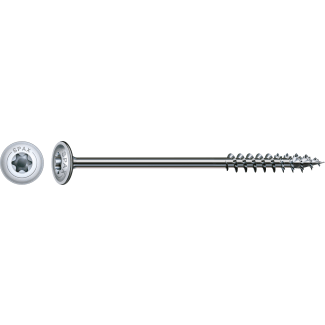 Product afbeelding voor Spax Houtschroef 6x120/68mm Discuskop 13,6mm TX-30 Verzinkt 100st