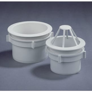 Product afbeelding voor Dyka PVC Uitloop Met Wartel 80mm Grijs