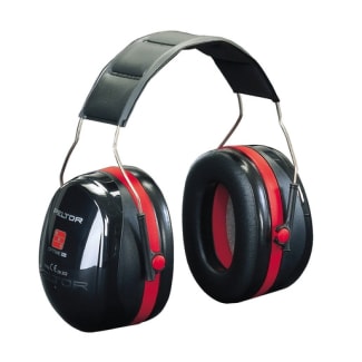 Product afbeelding voor 3M Gehoorkap Peltor Optime II 35dB Zwart/Rood