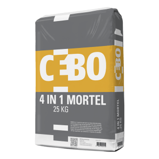 Product afbeelding voor CEBO 4 in 1 Mortel 25kg