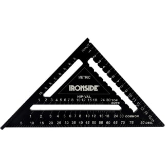 Product afbeelding voor Ironside Winkelhaak 180x180mm Aluminium