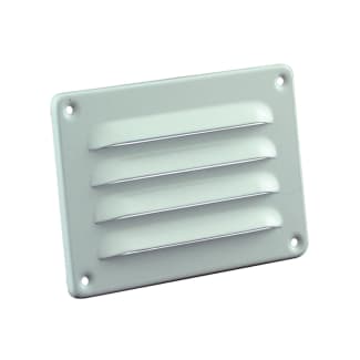 Product afbeelding voor Schoepenrooster 130x90mm Aluminium Wit