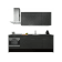 Product afbeelding voor Procasa Keuken 240cm Compleet Dark Grey Spoelbak Rechts Uit Midden Met 5 Inbouwapparaten Koelkast Rechts Vaatwasser Combi Magnetron Inductie Kookplaat En Afzuigkap