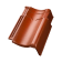 Product afbeelding voor Wienerberger VHV Vario Gevelpan Rechts Rood Satinet 610