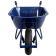 Product afbeelding voor ProOne Kruiwagen 85L Staal Buis Ovaal Blauw