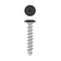 Product afbeelding voor Dynaplus Tuinbeslagschroef 6x40mm Ovaalkop TX-30 Anti Roest-Coating Kop Zwart 50st