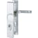 Product afbeelding voor HOPPE Veiligheidsdeurkrukgarnituur London Knop-Kruk Recht Langschild PC55 SKG3 Aluminium F1 Met Kerntrekbeveiliging
