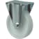Product afbeelding voor Kelfort Bokwiel Met Rollager 200mm 250kg Met Bevestigingsplaat Wit