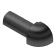 Product afbeelding voor Schlüter RONDEC-PRO Buitenhoek 90 Graden 11mm PVC Grafietzwart E/PRO110GS