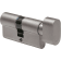 Product afbeelding voor Oxloc Profielcilinder Met Knop O5 Dubbel 30/K30mm Staal Vernikkeld Mat SKG2