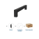 Product afbeelding voor Skantrae Hang&Sluitwerkpakket 2091 Squared Greep 20x300mm + Rolslot Zwart