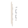 Product afbeelding voor Keralit Eindkap En Connector Links 2819 Sandcream Pure Mat RAL 9001 5st