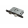 Product afbeelding voor DX WC-badkamerslot 50mm WC63/8 Ronde Hoeken Zwart