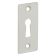 Product afbeelding voor AMI Sleutelrozet Nr. 4 Rechthoek 1.5mm Aluminium