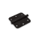 Product afbeelding voor DX Kogellagerscharnier RVS 76x76mm Rond Met Pen Zwart