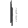 Product afbeelding voor Keralit Eindkap En Connector Links 2814 Nightblack Pure Mat RAL 9005 5st