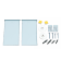 Product afbeelding voor Procasa M-Line Verdekte Spiegelbevestigingsset Tot 0,5m²