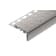 Product afbeelding voor Schlüter TREP-V60 Draagprofiel R10 12,5mm 100cm Alu Bruut Mat Geanodiseerd Steengrijs TVL60SG125/100