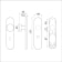 Product afbeelding voor AMI Kortschild 177/1 Klik PC72 Aluminium F1